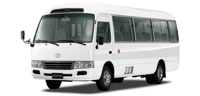 Toyota Coaster Bus car hire Kenya